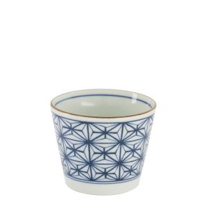 Kopp Kosome blå/vit ø8,5 cm