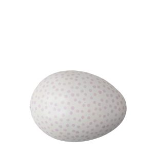 Ägg prick – mini, vit/rosa lila