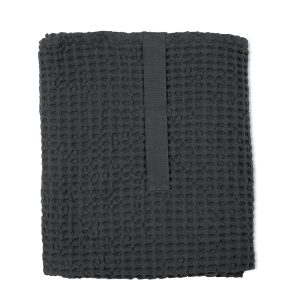 Badlakan Big Waffle dark grey 100×150 cm