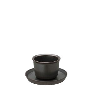 Kopp & fat LT svart 160 ml