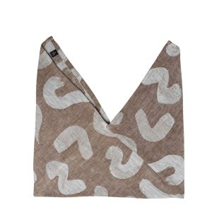 Brödpåse Udon, brun, linne