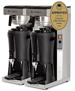 Mega Gold Ax2 dubbel bryggare med aut. påfylln, 2×2,5L Crem Thermo Kinetic